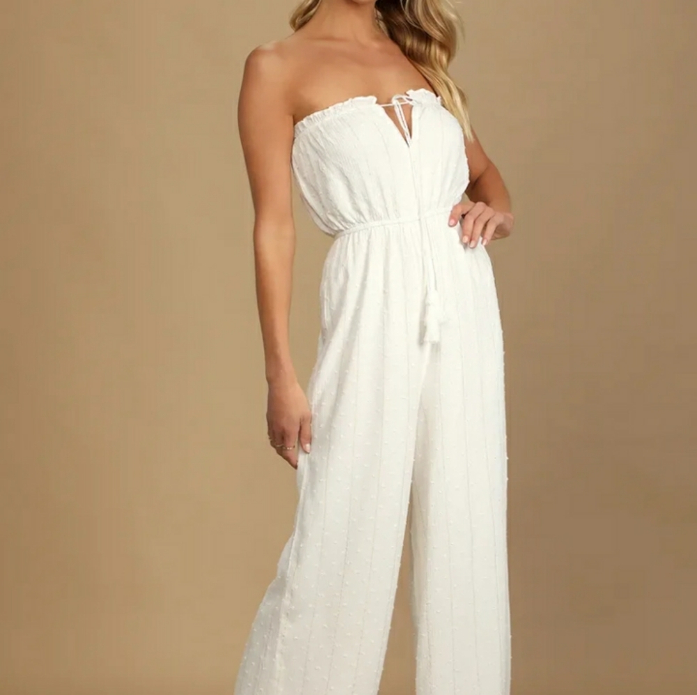 Lulus wild and carefree jumpsuit xl